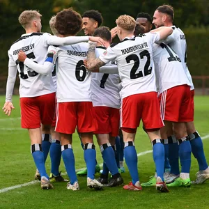Die U21 des HSV jubelt