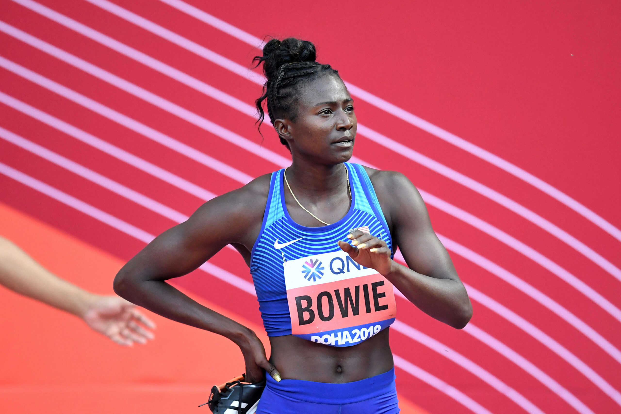 Tori Bowie bei der Leichtathletik-WM 2019 in Doha