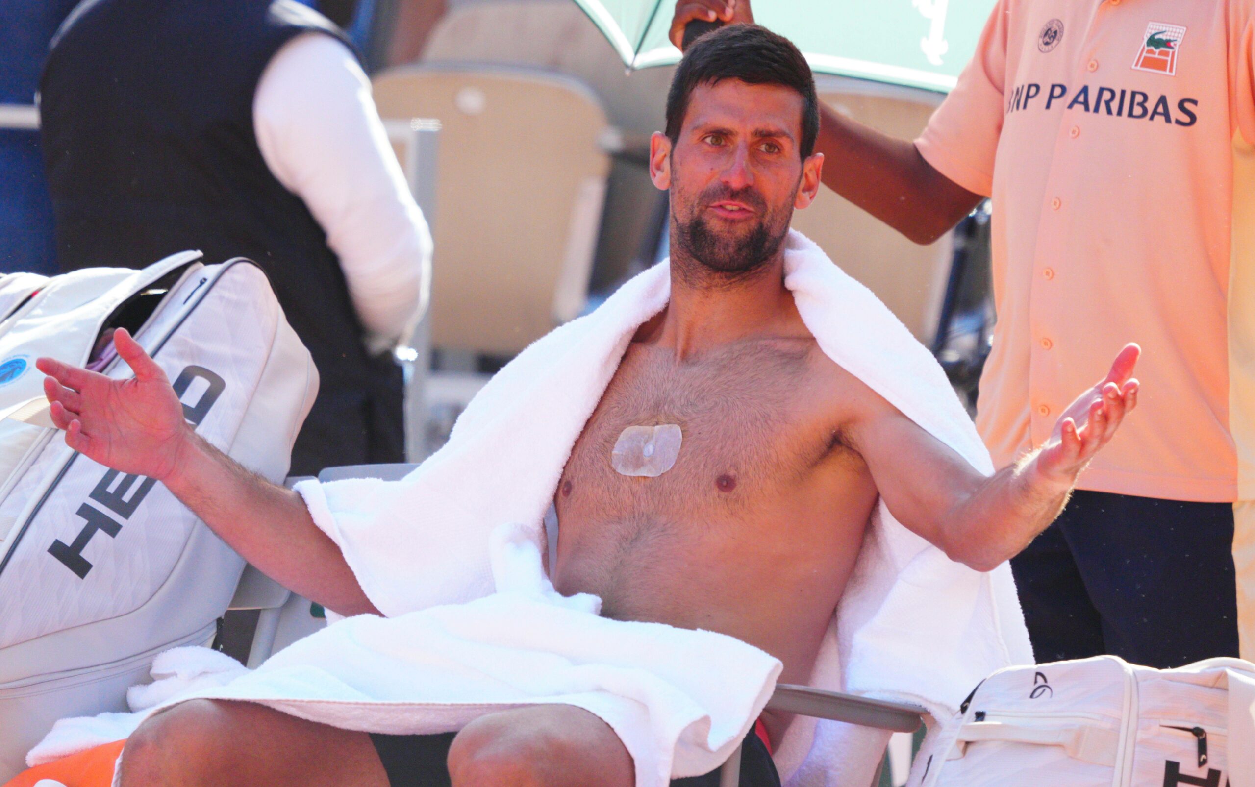 Novak Djokovic nimmt eine Behandlungspause