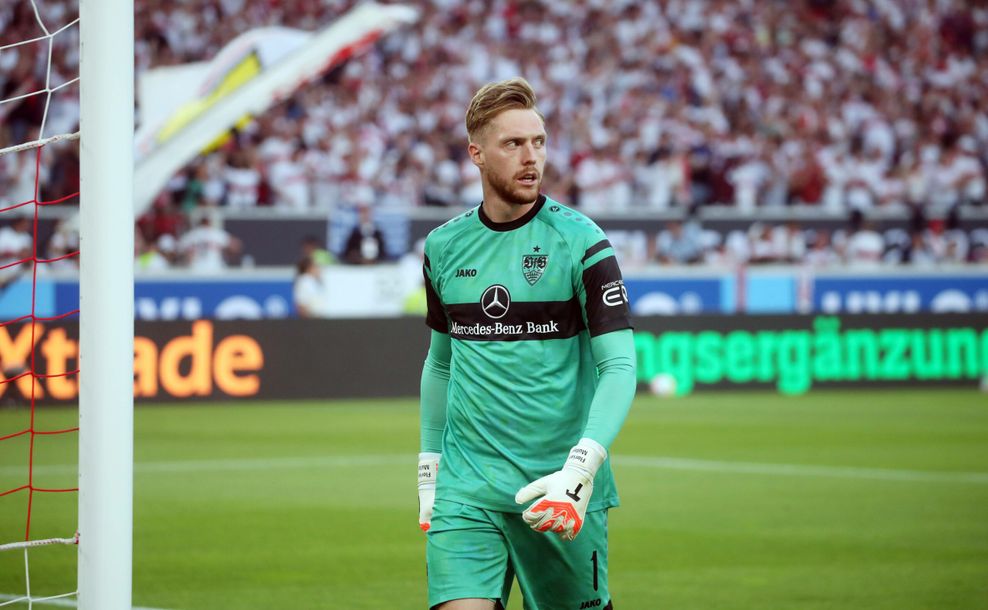 Florian Müller im Tor des VFB