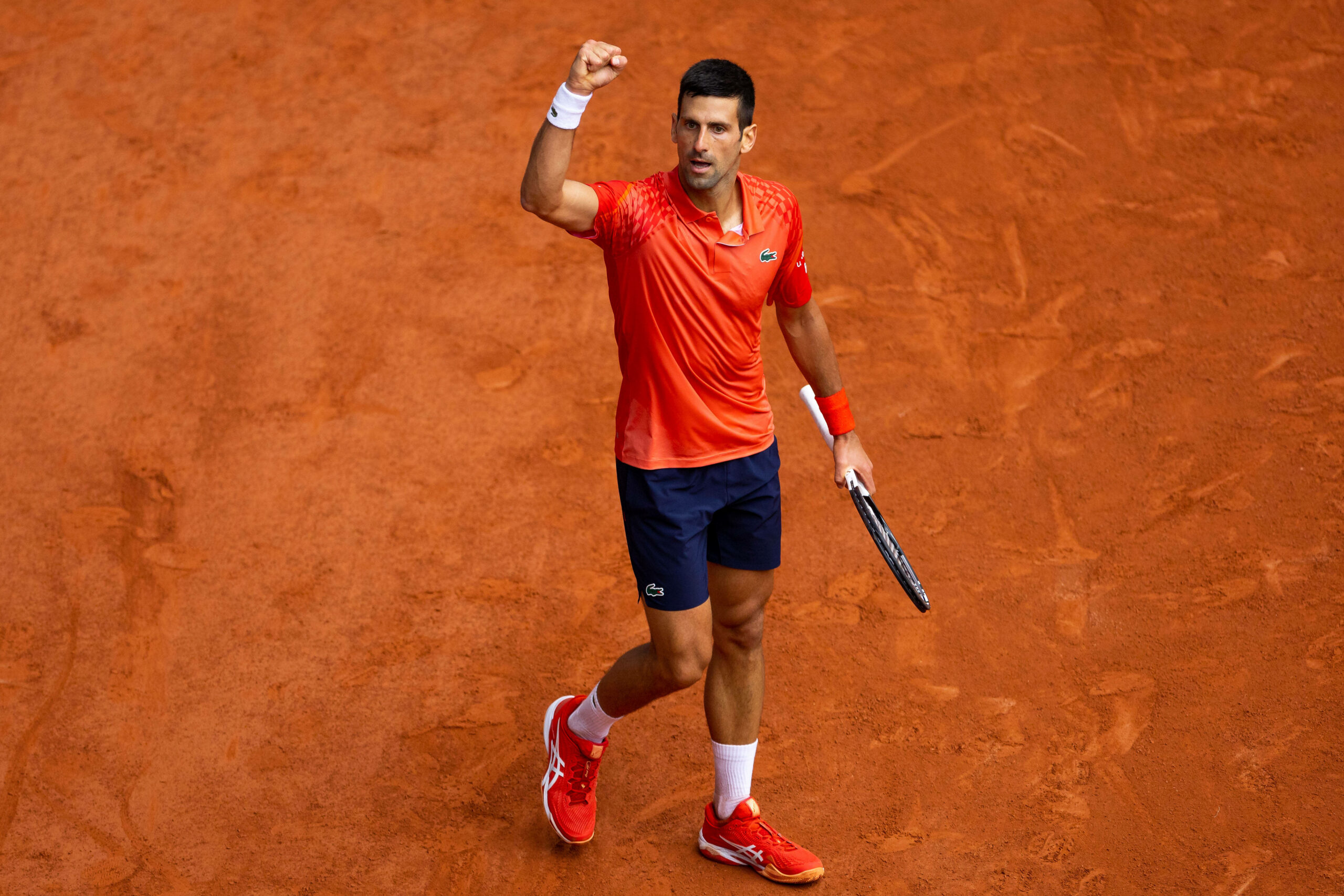 Novak Djokovic jubelt in Paris