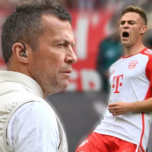 Lothar Matthäus guckt ernst. Kimmich ist genervt