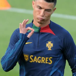 Cristiano Ronaldo im Training der portugiesischen Nationalmannschaft
