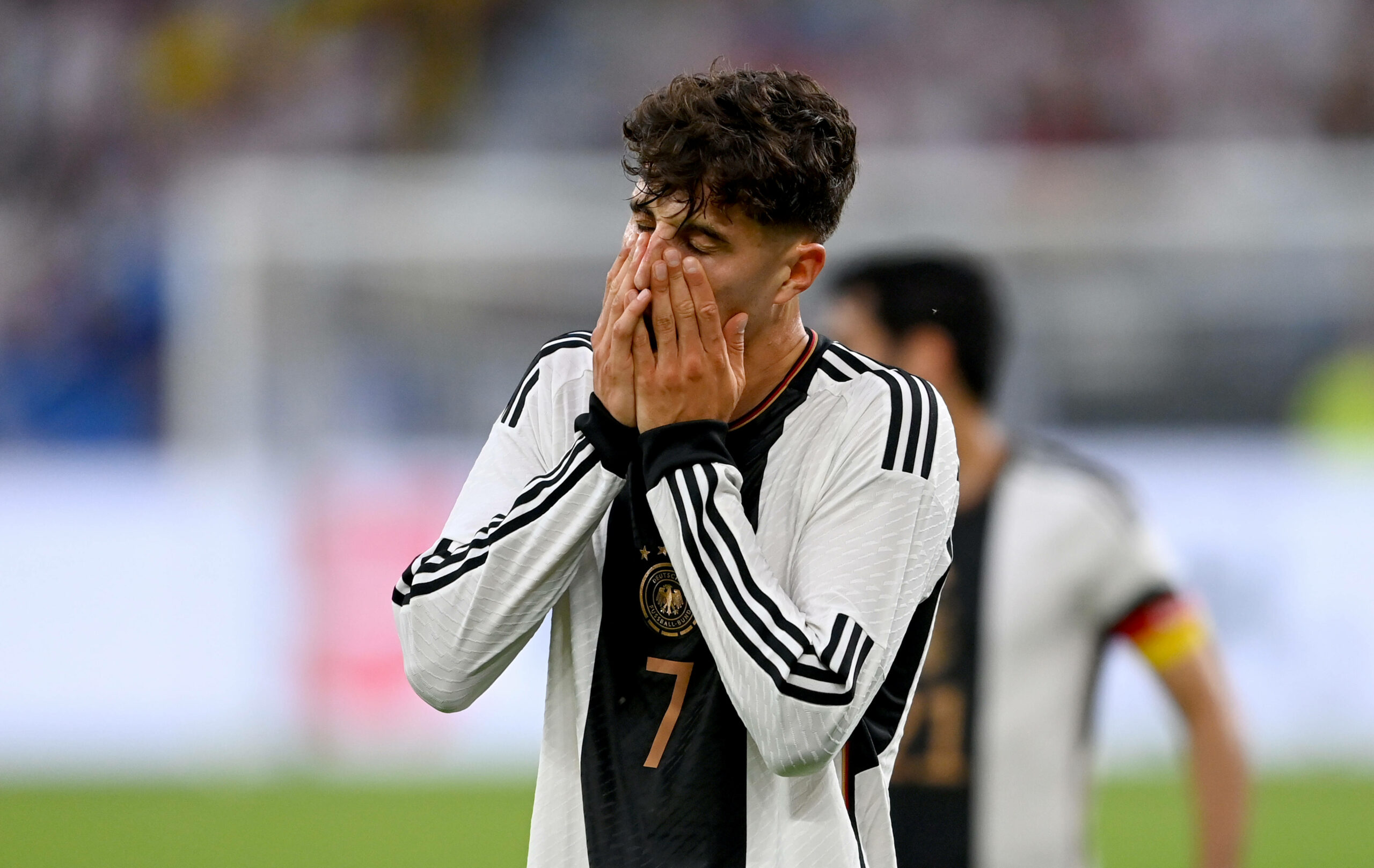 Stürmer Kai Havertz kam gegen Kolumbien kaum zum Zuge.