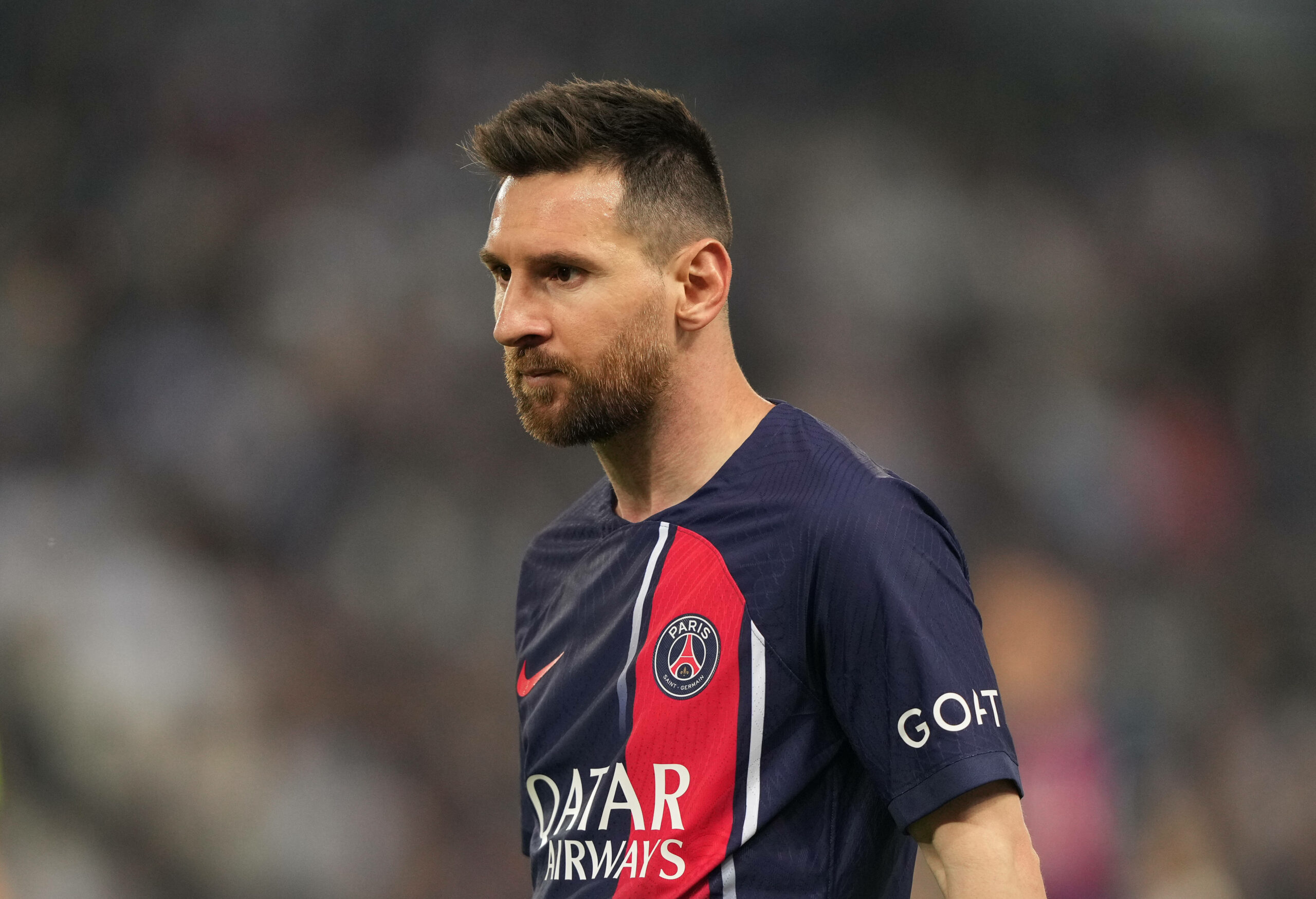 Lionel Messi im Trikot von Paris St.-Germain