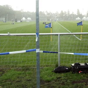Unwetter beim Schenckendorffplatz in Berlin.