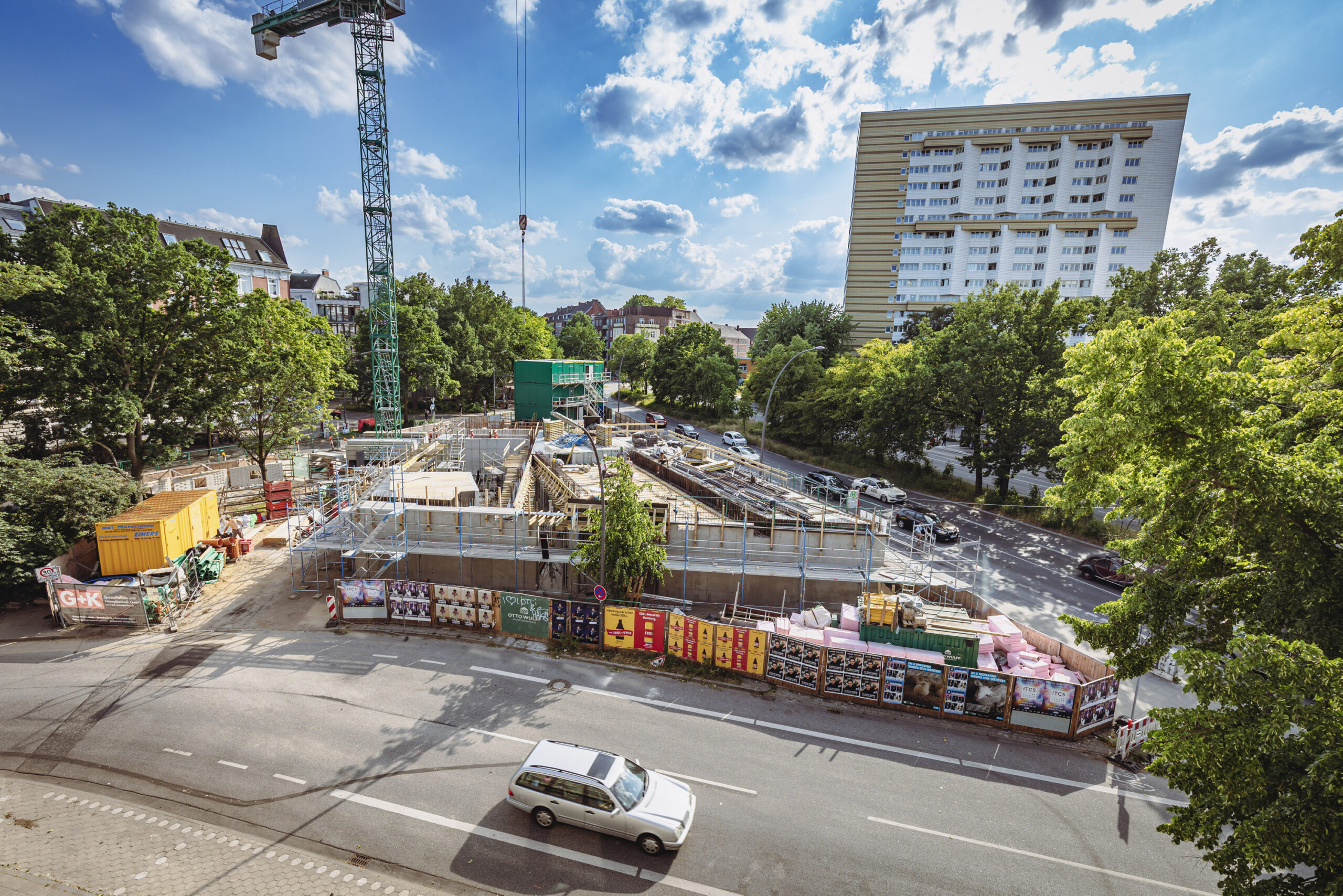 Am Alsenplatz soll ein Azubi-Wohnheim der Haspa entehen – dort ging es bisher allerdings nur sehr wenig voran.