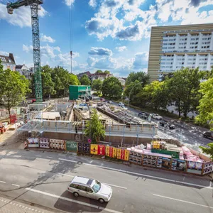 Am Alsenplatz soll ein Azubi-Wohnheim der Haspa entehen – dort ging es bisher allerdings nur sehr wenig voran.