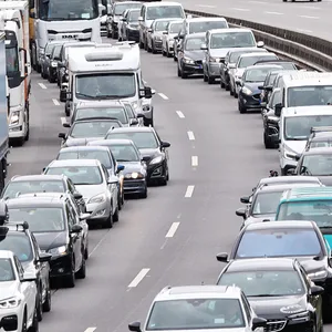 Stau auf der A7 (Archivbild).