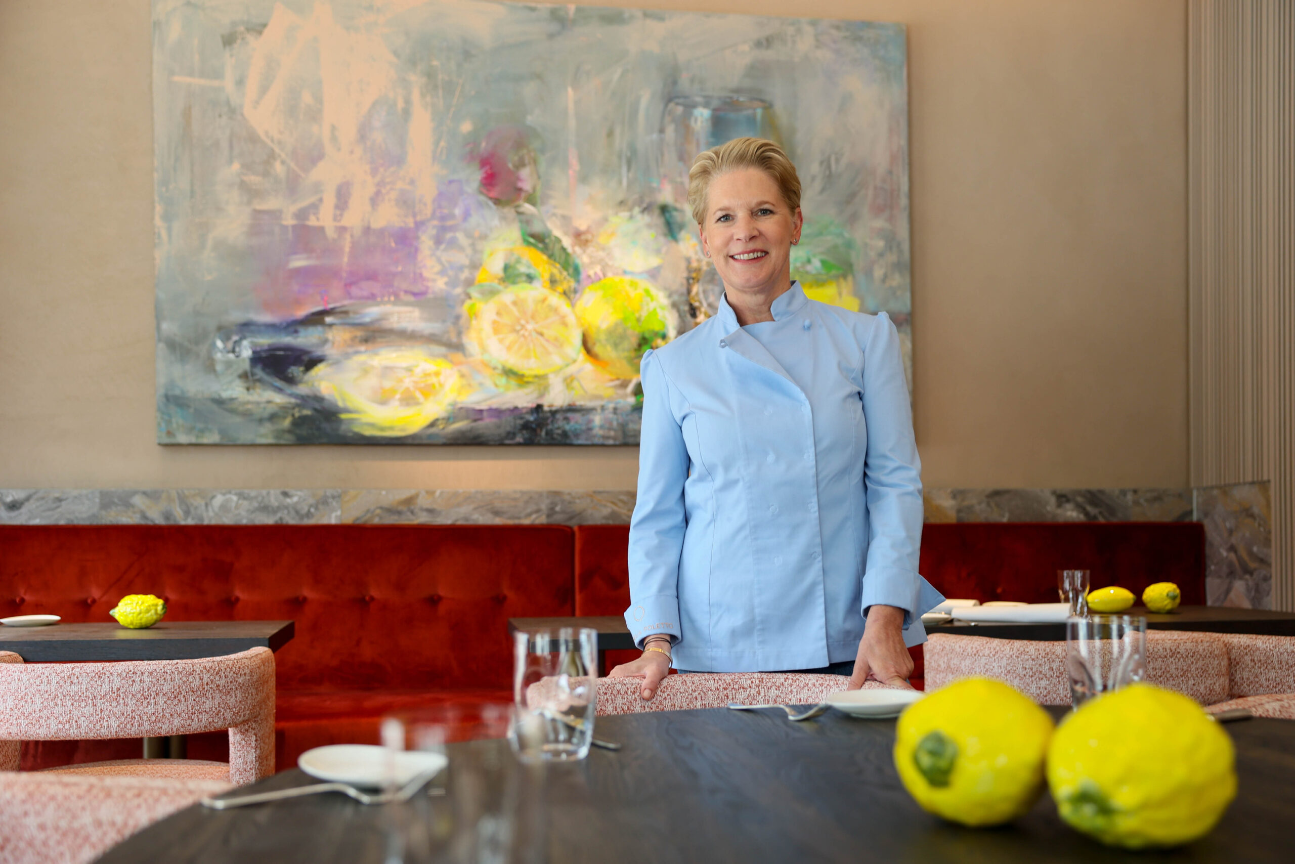 Star-Köchin Cornelia Poletto in ihrem Restaurant