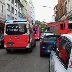 Der Einsatzort in der Talstraße