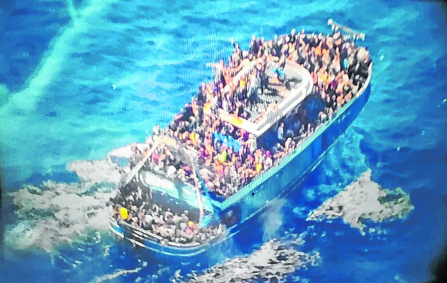 In diesem Schiff starben Hunderte Flüchtlinge.