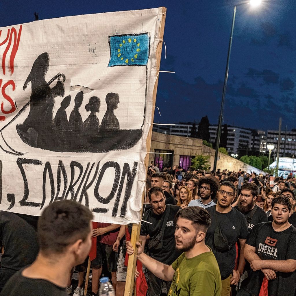 Protest nach Bootsunglück in Griechenland