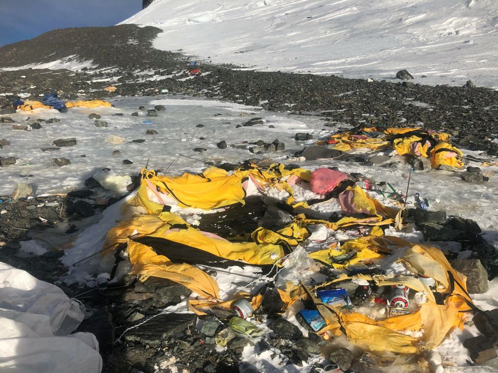 Müll auf dem Everest