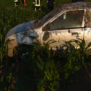 Die Unfallstelle auf der B73
