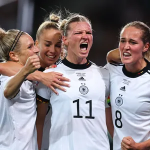 Deutscher Jubel wie hier beim EM-Halbfinale 2022 gegen Frankreich wird auch bei der WM auf ARD und ZDF zu sehen sein.