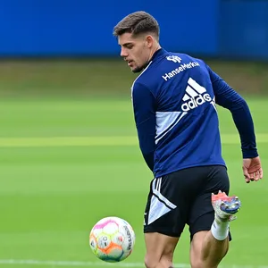 Javi Montero im HSV-Training