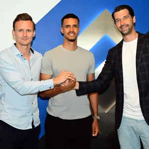 Claus Costa, Robert Glatzel und Jonas Boldt