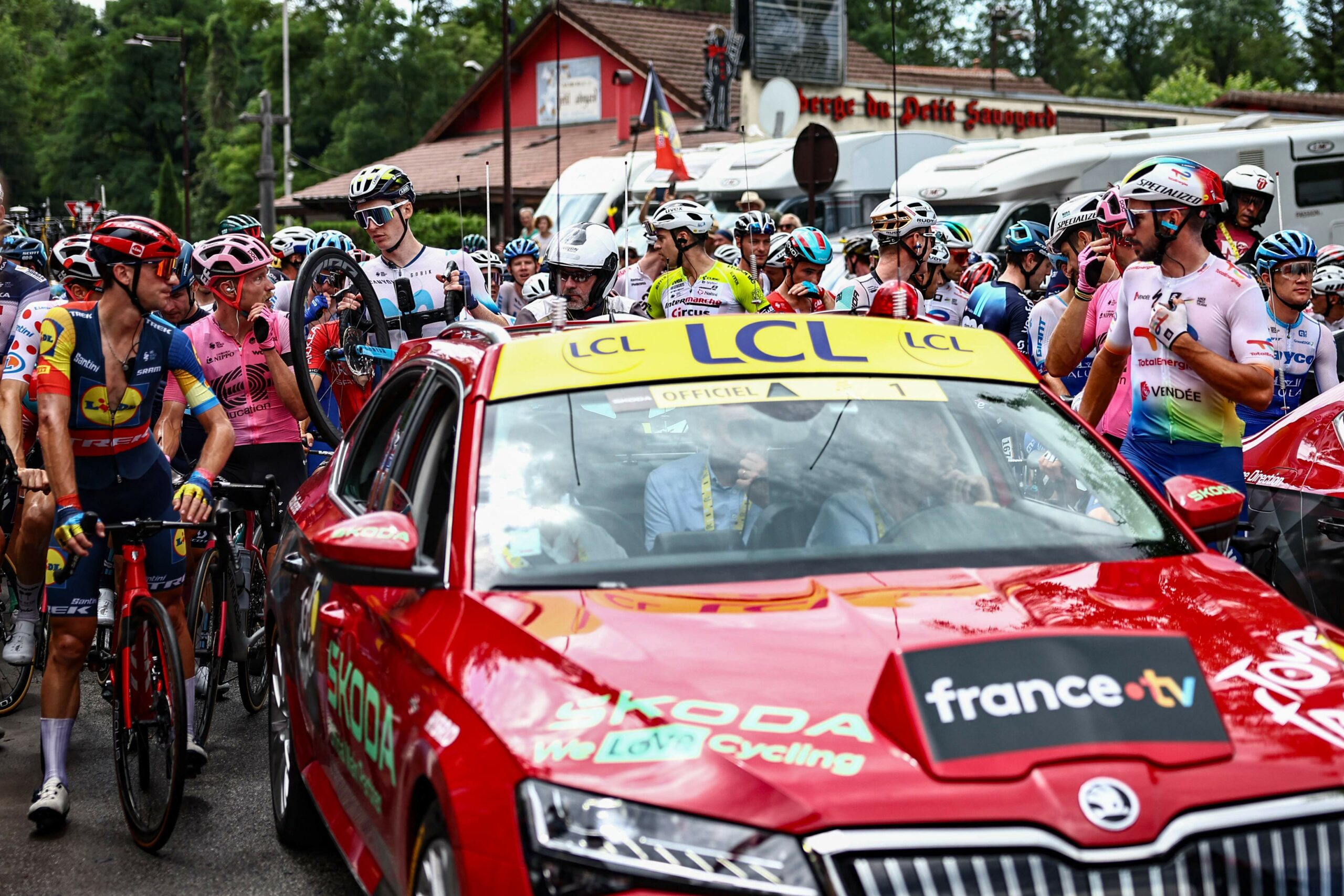 Massensturz bei der Tour de France