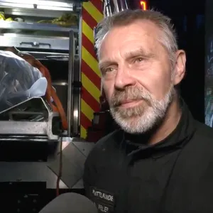 Ronald Weiler nach der Entschärfung des Blindgängers in der Schanze