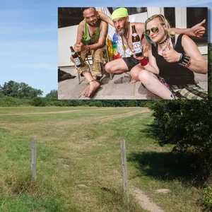 Auf dieser Wiese werden die Punks auf Sylt ihre Zelte aufschlagen.
