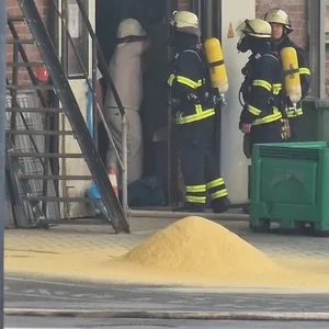 Bedrohliche Erhitzung eines Silo – Großeinsatz der Feuerwehr