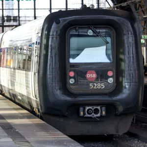 Ein Zug der DSB steht am Bahnhof Dammtor in Hamburg. (Symbolbild)