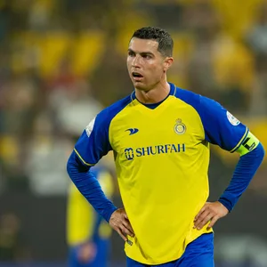 Cristiano Ronaldo ungläubig beim Spiel von Al-Nassr