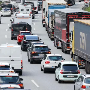 Verkehr auf der Autobahn