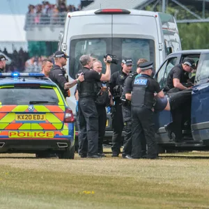 Aktivisten beim Formel-1-Rennen in Silverstone