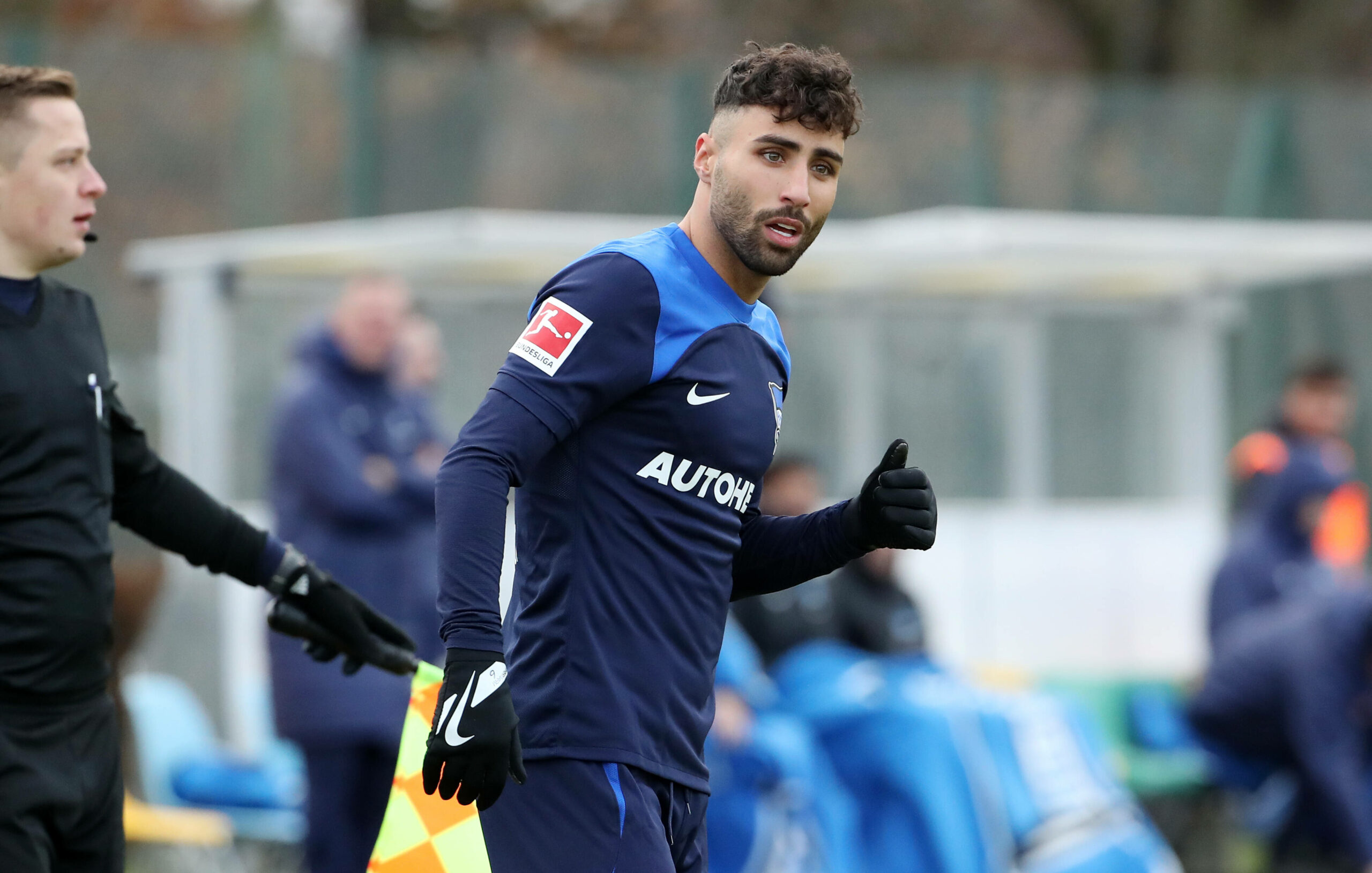Nader Jindaoui im Einsatz bei der Reserve von Hertha BSC.