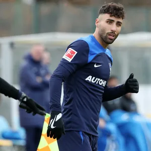 Nader Jindaoui im Einsatz bei der Reserve von Hertha BSC.