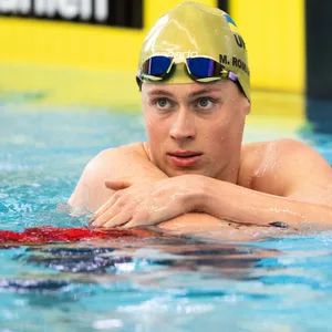 Mykhaylo Romanchuk im Wasser