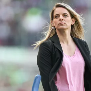 Nia Künzer beim Finale des DFB-Pokals der Frauen.