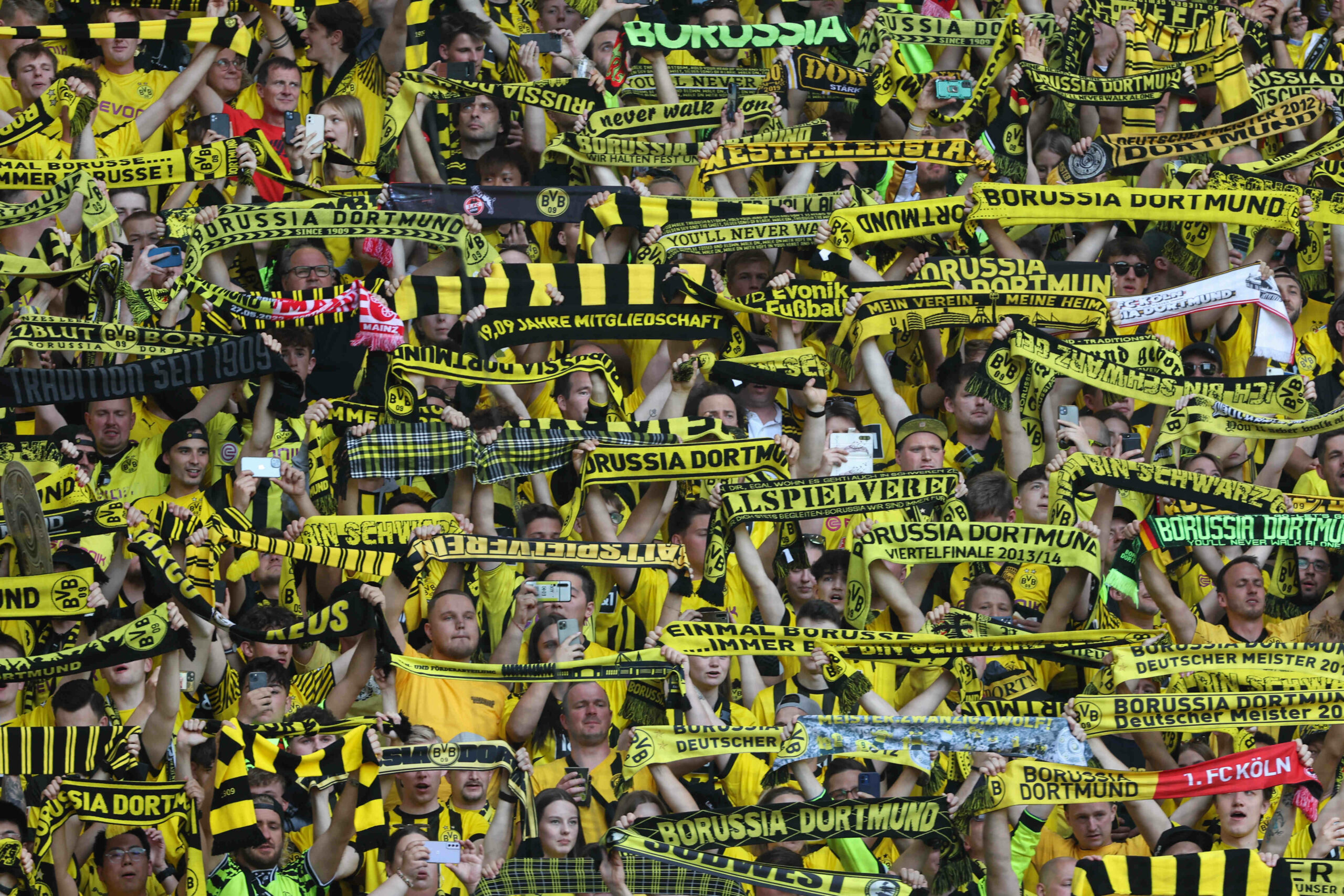 Fans des BVB im Signal-Iduna-Park