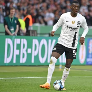 Randal Kolo Muani im DFB-Pokal-FInale.