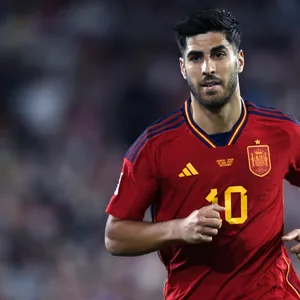 Marco Asensio im Trikot der spanischen Nationalmannschaft.