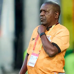 Sambia-Trainer Mwape beim Spiel gegen Deutschland