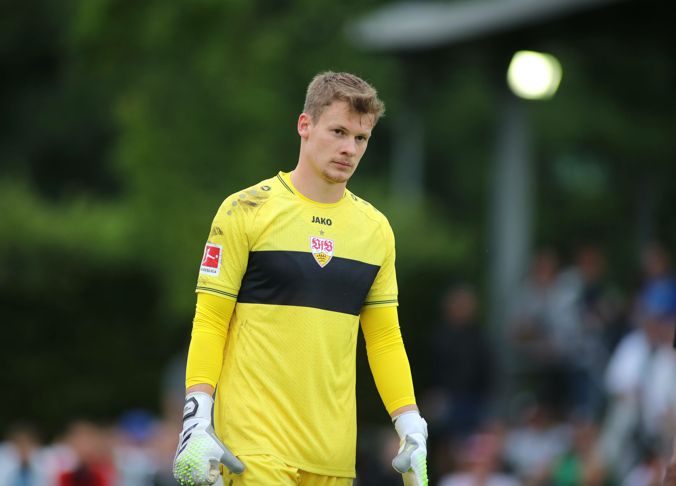 Torwart Alexander Nübel im Trikot des VfB Stuttgart
