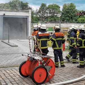 Feuer in der Tiefgarage