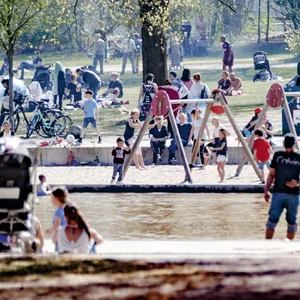 Das Planschbecken im Stadtpark ist vorübergehend geschlossen.