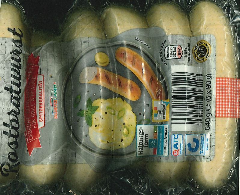 Diese Rostbratwurst sollten Verbraucherinnen und Verbraucher nicht essen!