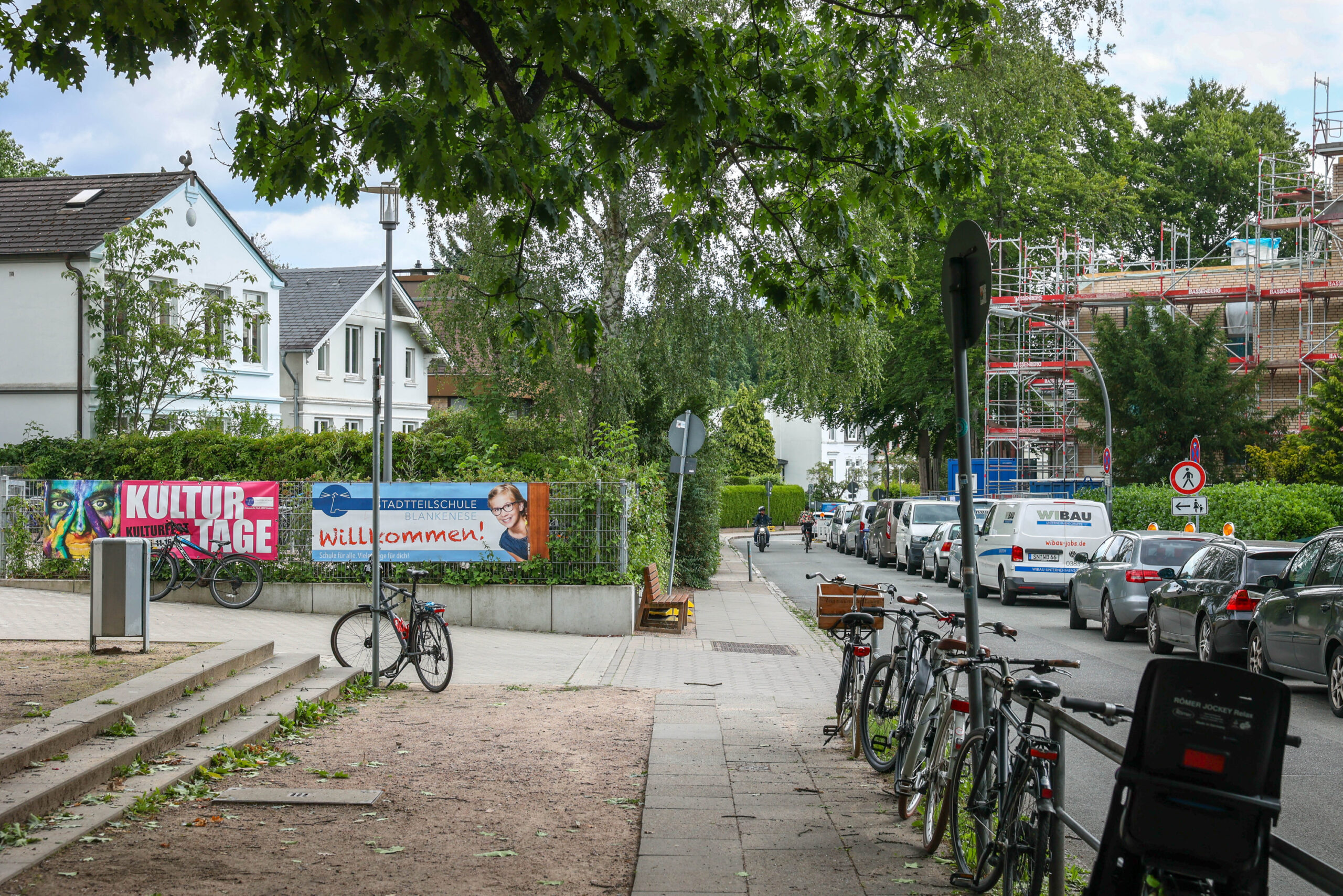Schüler der Stadtteilschule Blankenese haben sich ein neues, sicheres Fahrradkonzept für ihren Stadtteil überlegt.