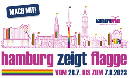 Das Logo von „Hamburg zeigt Flagge“