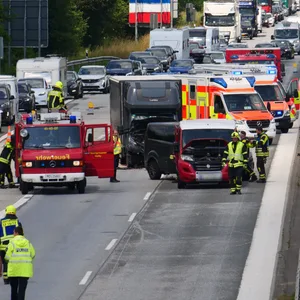 Unfall auf der A7