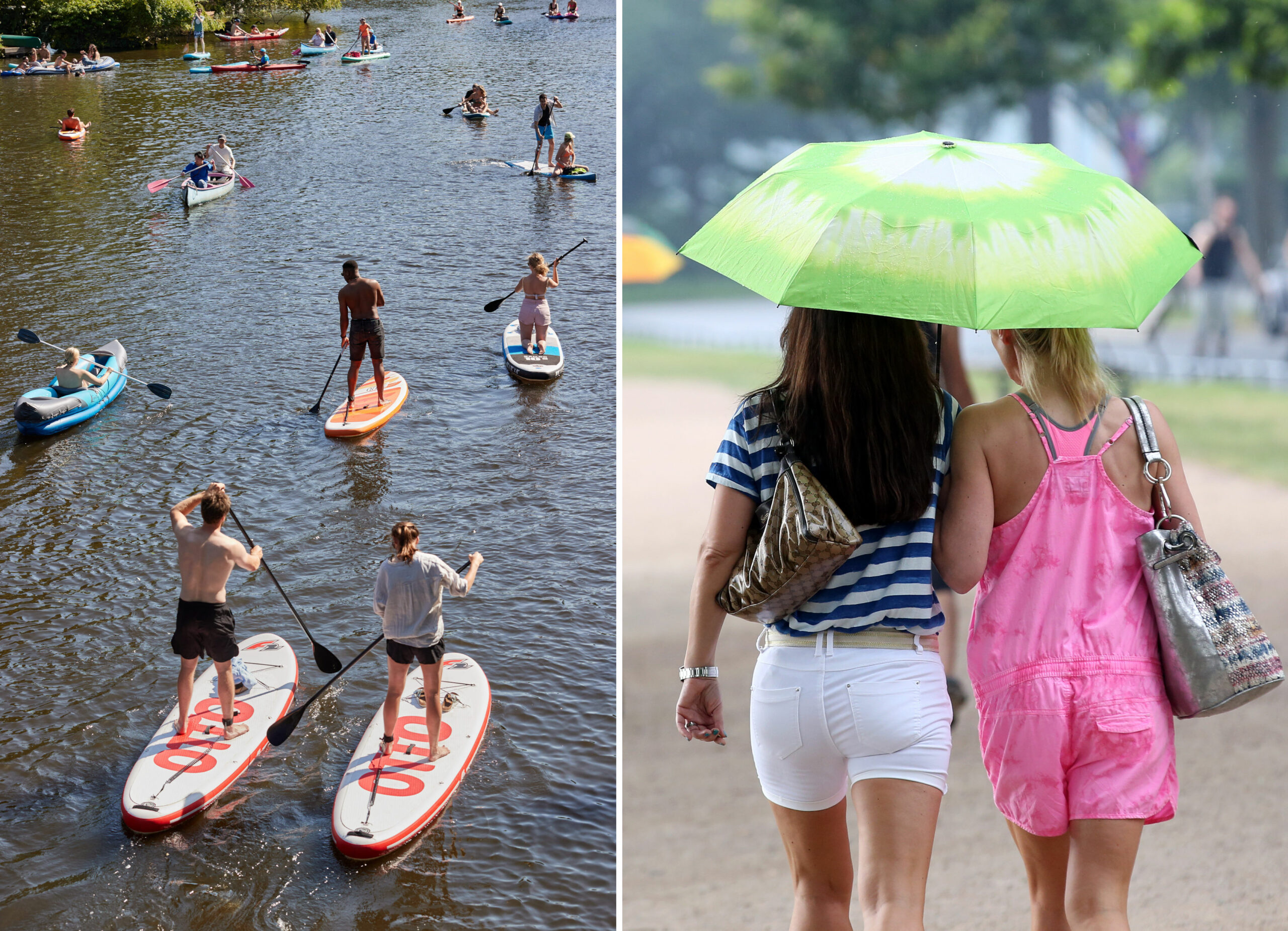 Auf Regen folgt Sonnenschein – aber umgekehrt gilt das Gleiche beim Sommer in Hamburg.