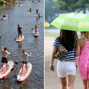 Auf Regen folgt Sonnenschein – aber umgekehrt gilt das Gleiche beim Sommer in Hamburg.