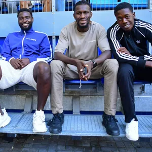 Xavier Amaechi, Stephan Ambrosius, Bakery Jatta und Elijah Krahn