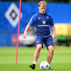 Tom Sanne im HSV-Training