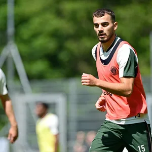 Danel Sinani im Training.